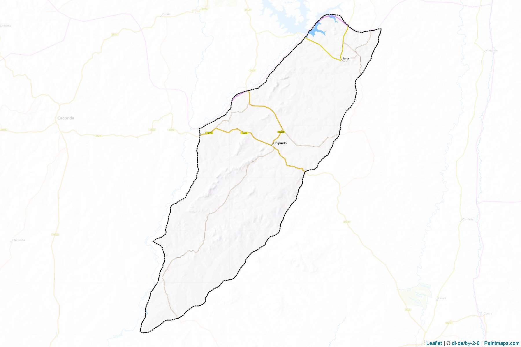 Chipindo (Huíla Bölgesi) Haritası Örnekleri-1