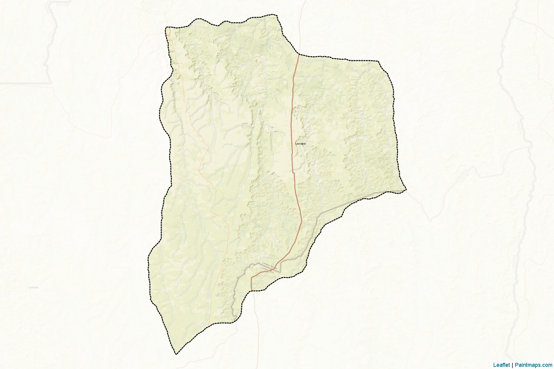 Muestras de recorte de mapas Lukapa (Lunda Norte)-2