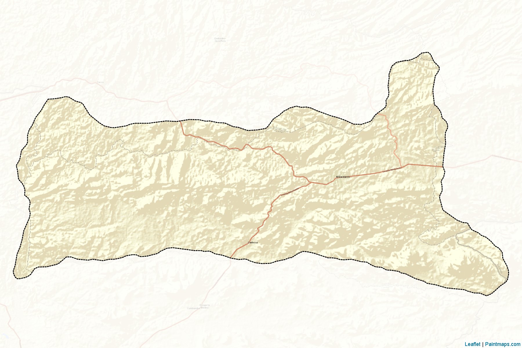 Kazengo (Cuanza Norte Bölgesi) Haritası Örnekleri-2