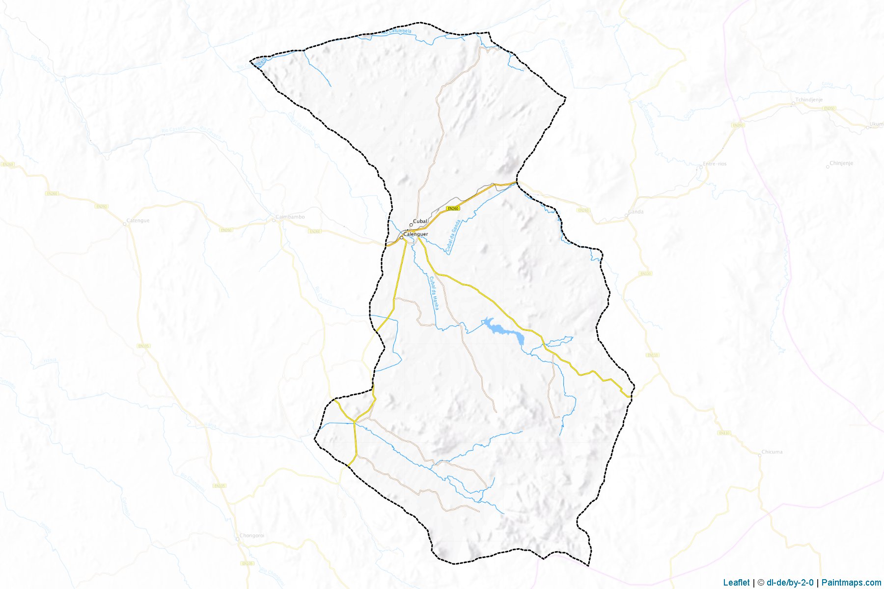 Muestras de recorte de mapas Cubal (Benguela)-1