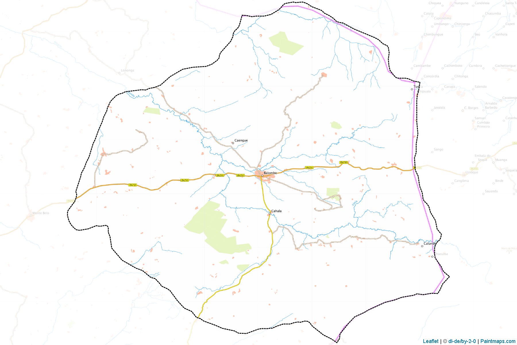 Muestras de recorte de mapas Balombo (Benguela)-1