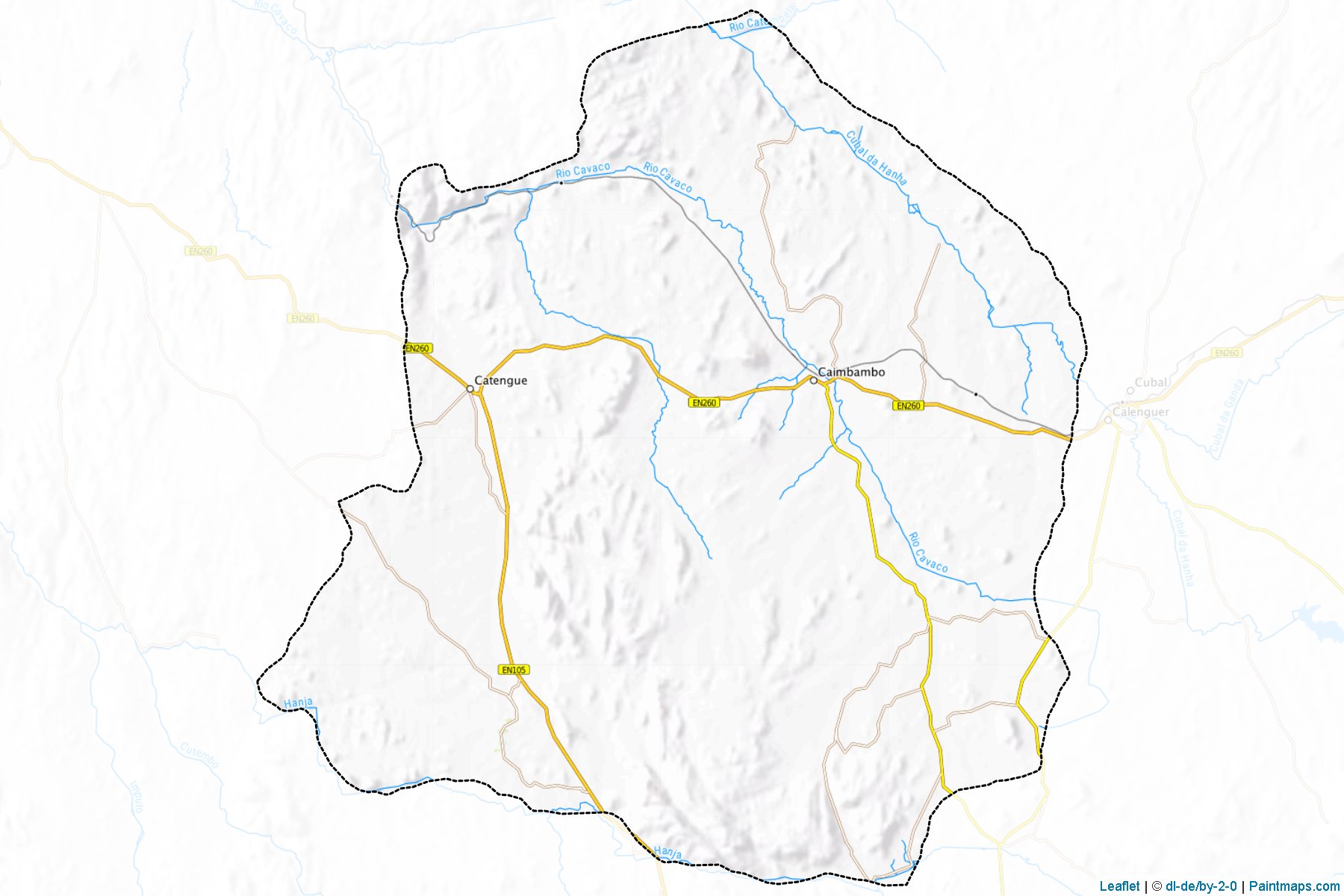 Muestras de recorte de mapas Kaimbambo (Benguela)-1