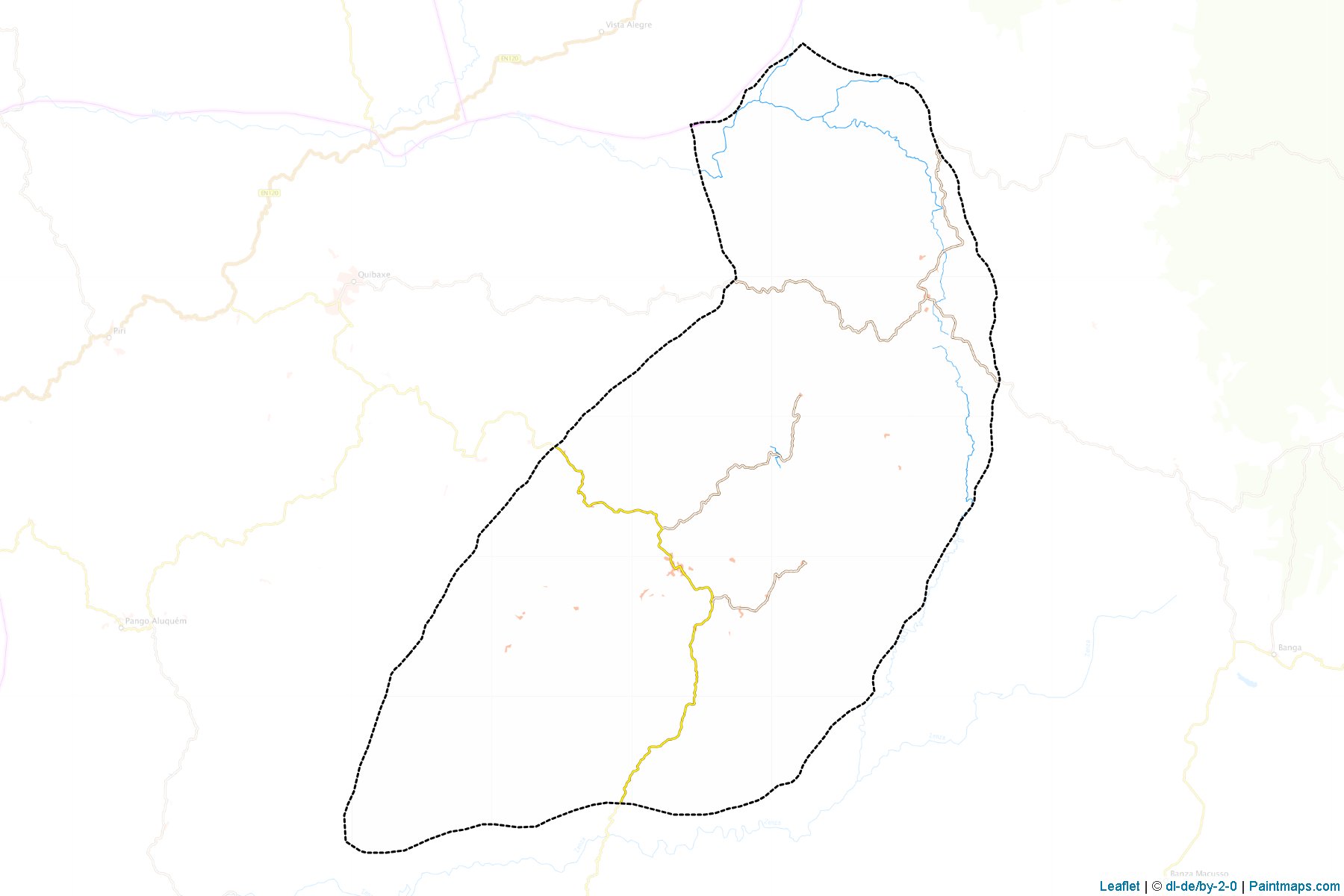 Bula Atumba (Cuanza Norte Bölgesi) Haritası Örnekleri-1