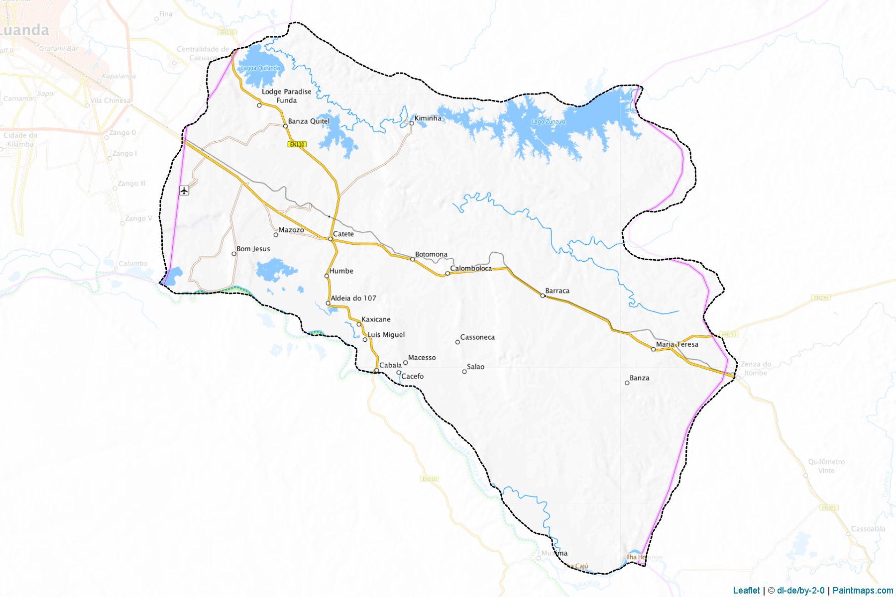 Muestras de recorte de mapas Icolo e Bengo (Bengo)-1