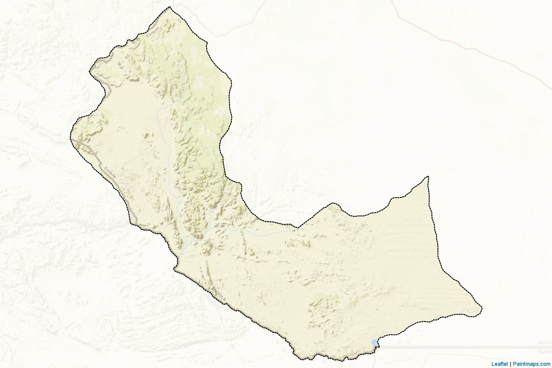 Muestras de recorte de mapas Kuroka (Cunene)-2