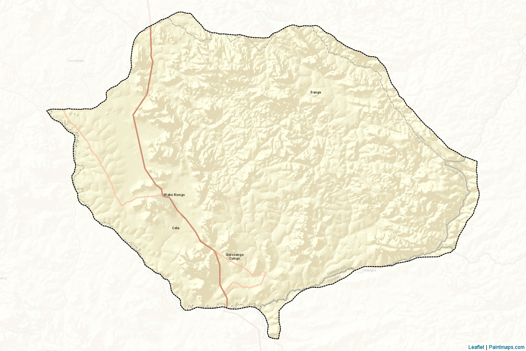 Muestras de recorte de mapas Waco Kungo (Cuanza Sul)-2