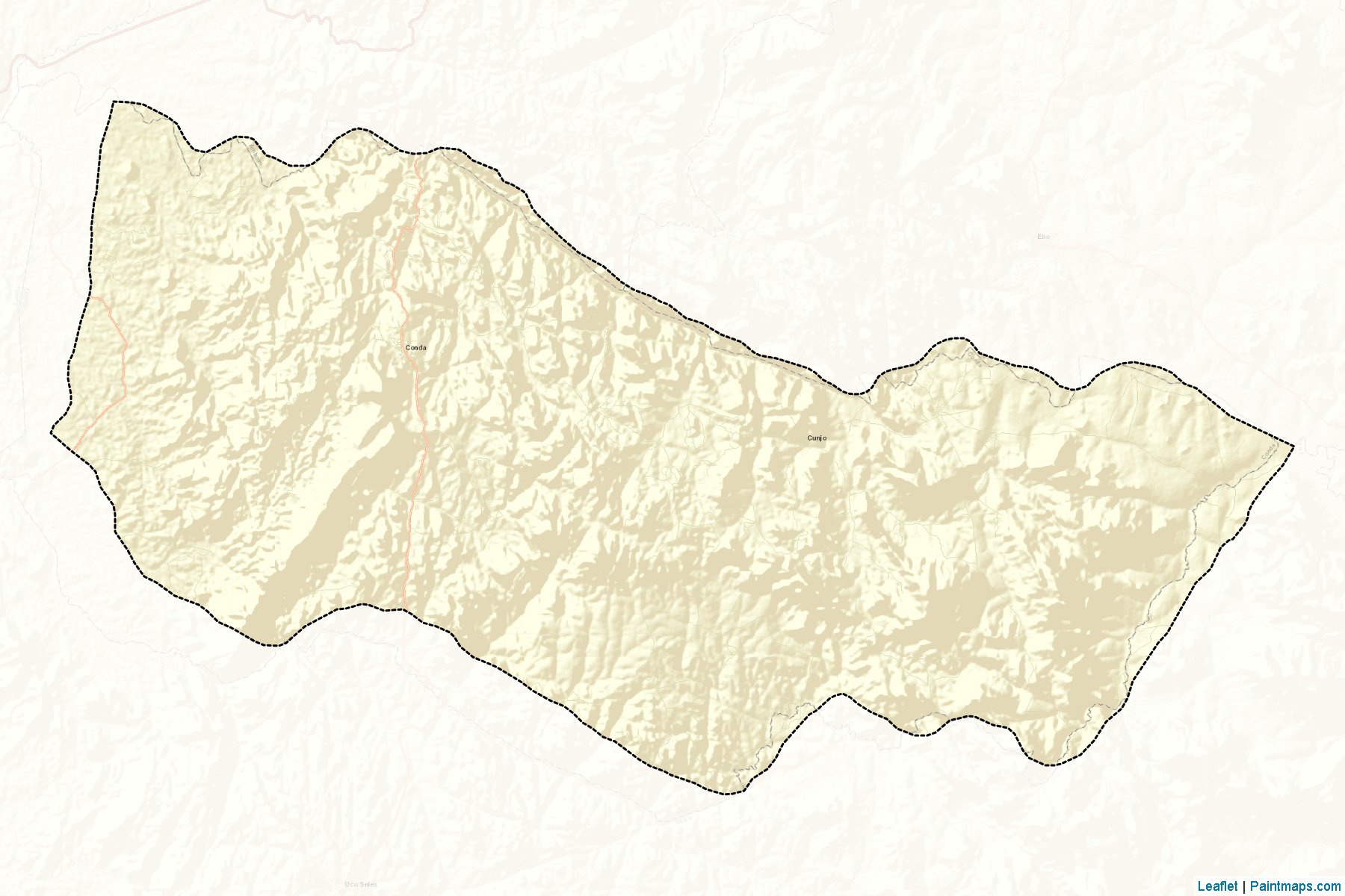 Muestras de recorte de mapas Konda (Cuanza Sul)-2