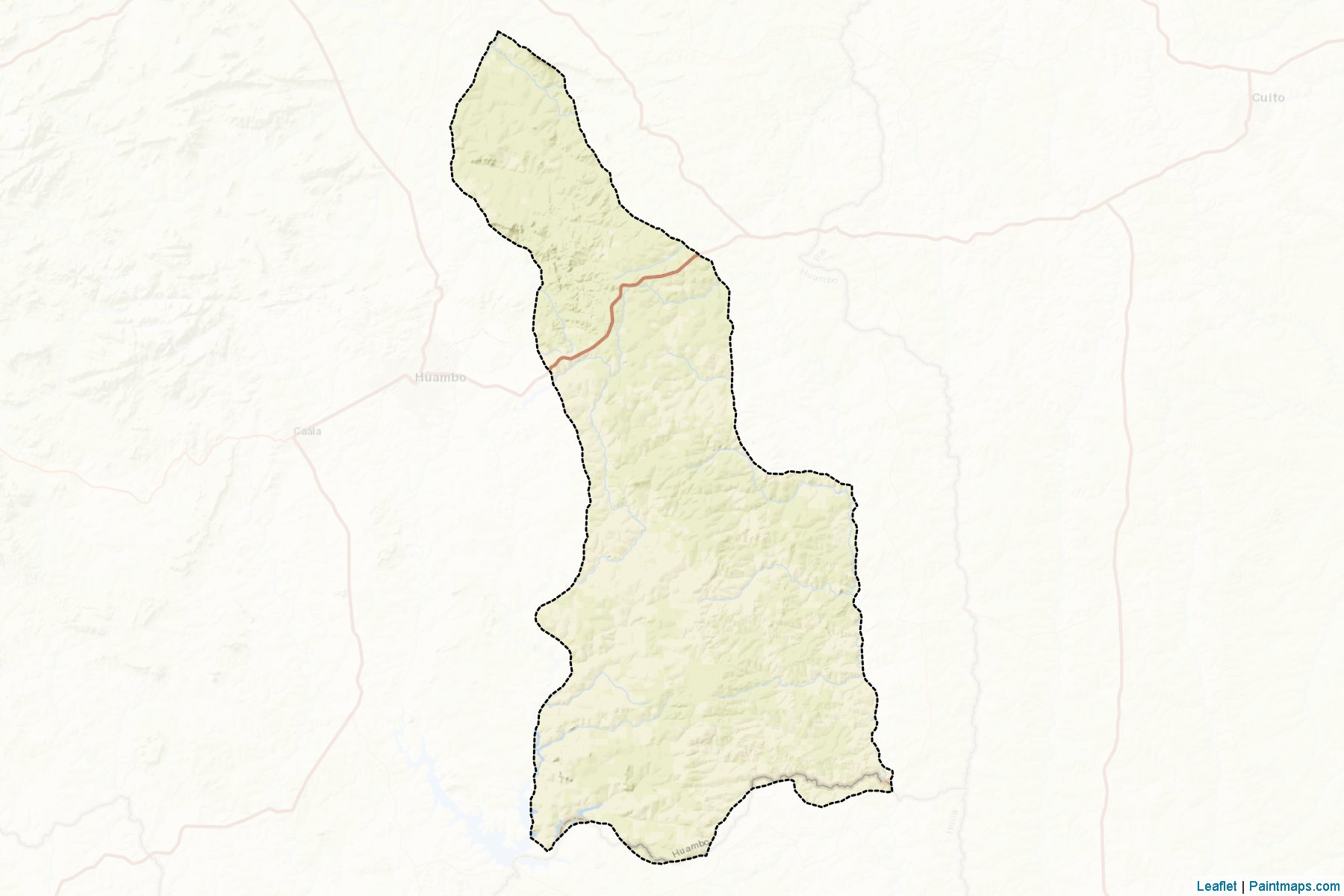 Muestras de recorte de mapas Thicala-Thilohanga (Huambo)-2