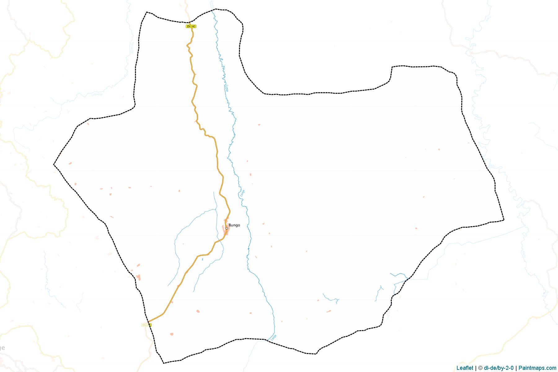 Bungo (Uíge Bölgesi) Haritası Örnekleri-1