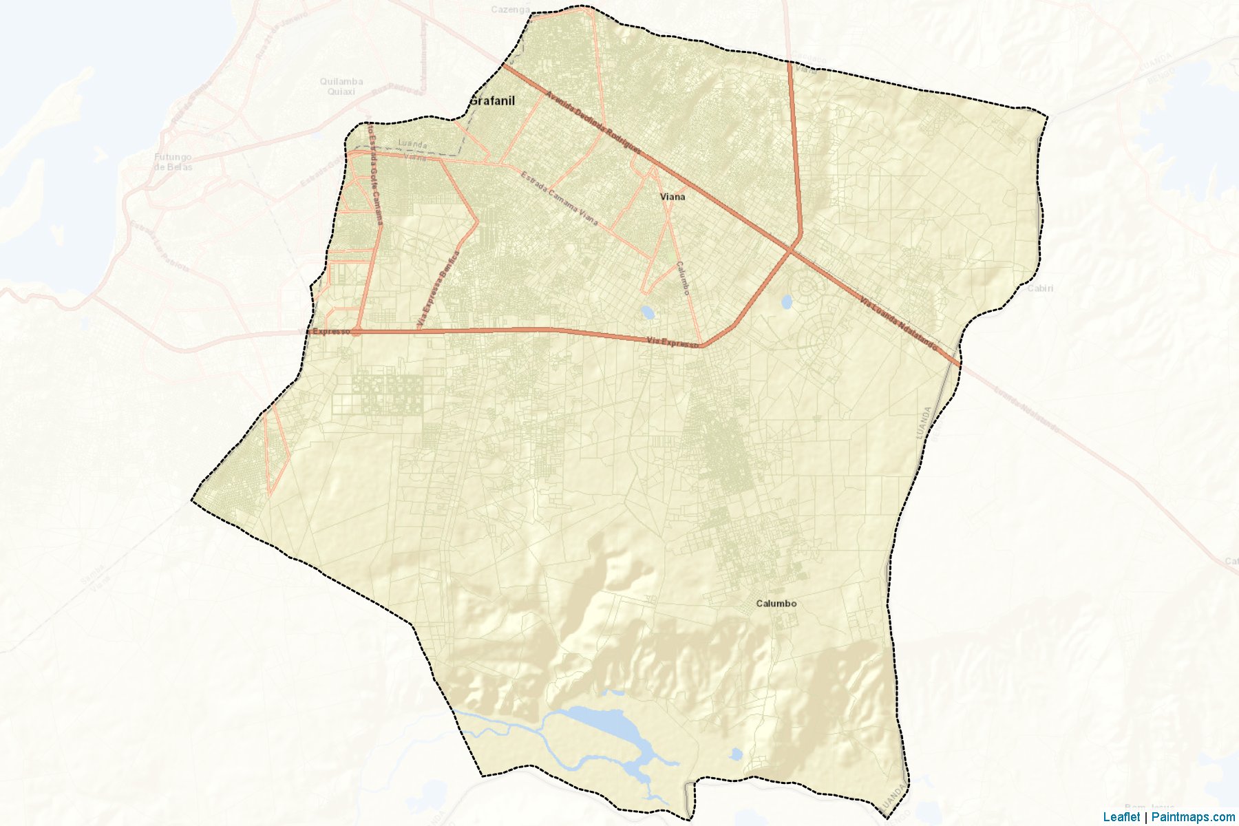 Viana (Luanda Province) Map Cropping Samples-2