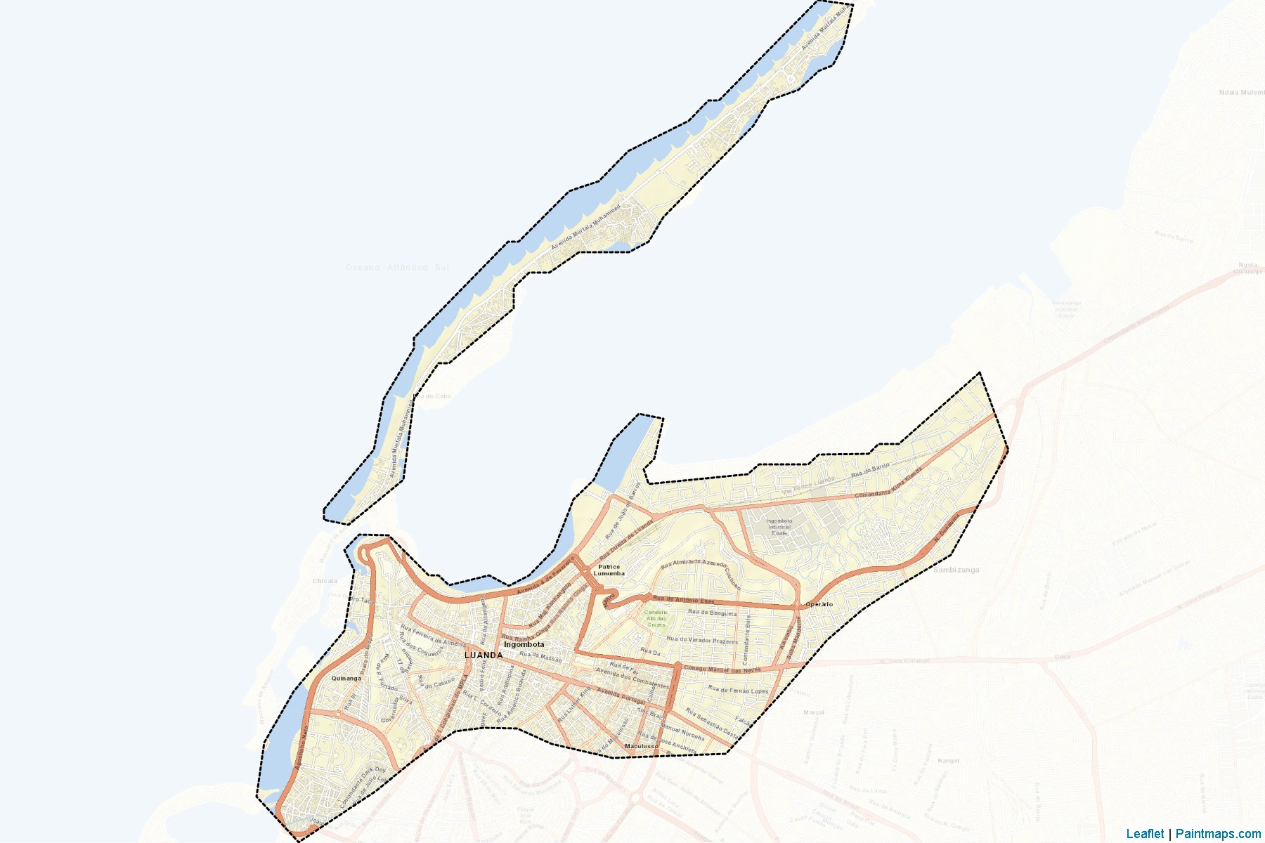 Ingombota (Luanda Bölgesi) Haritası Örnekleri-2