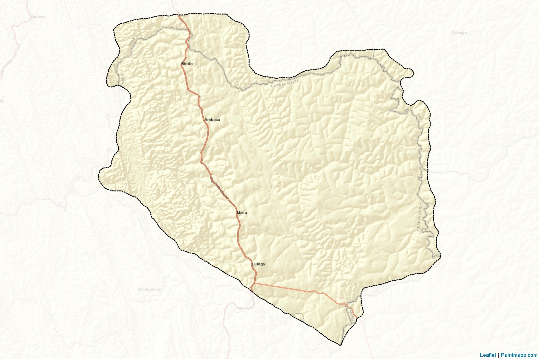 Muestras de recorte de mapas Ambaca (Cuanza Norte)-2