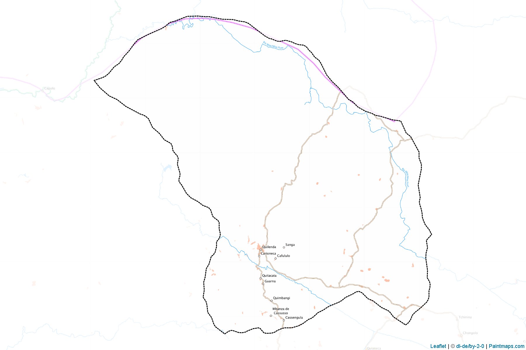 Kilenda (Cuanza Sul Bölgesi) Haritası Örnekleri-1