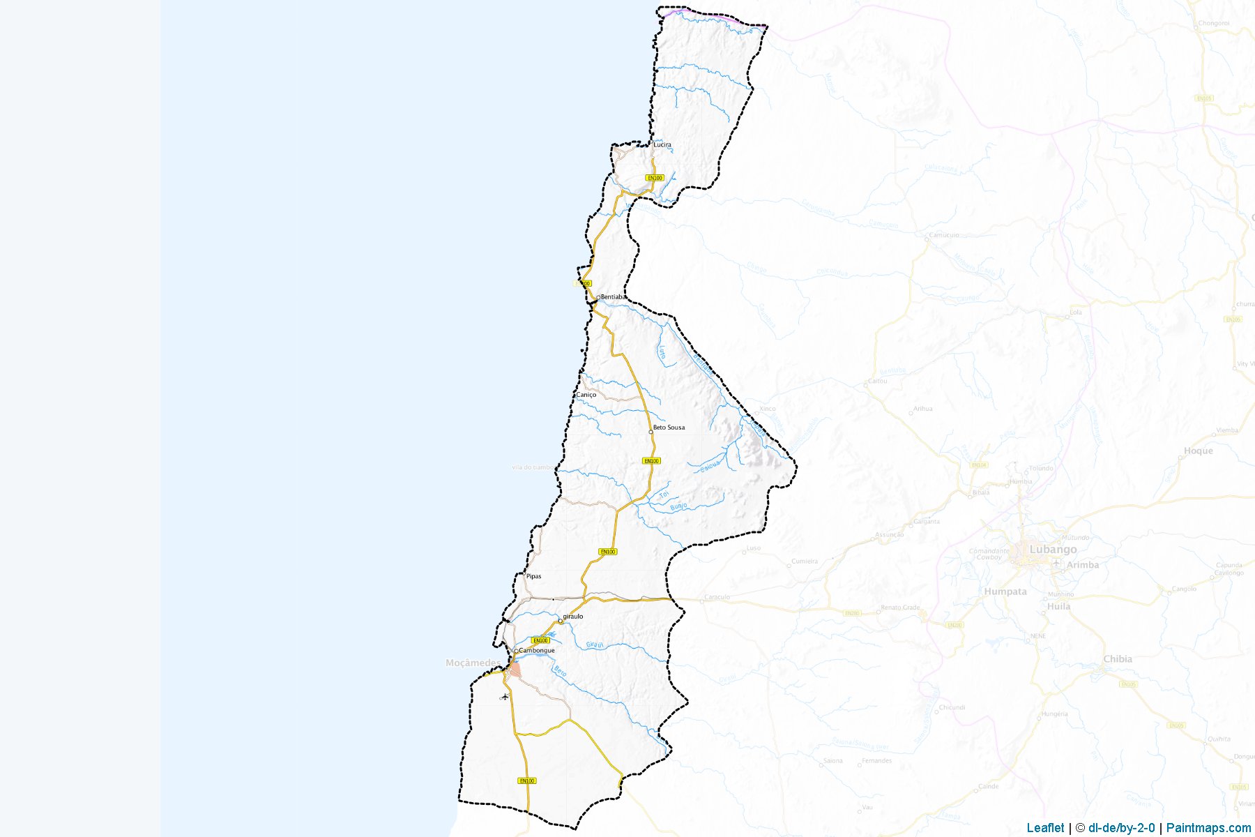 Namibe (Namibe) Map Cropping Samples-1