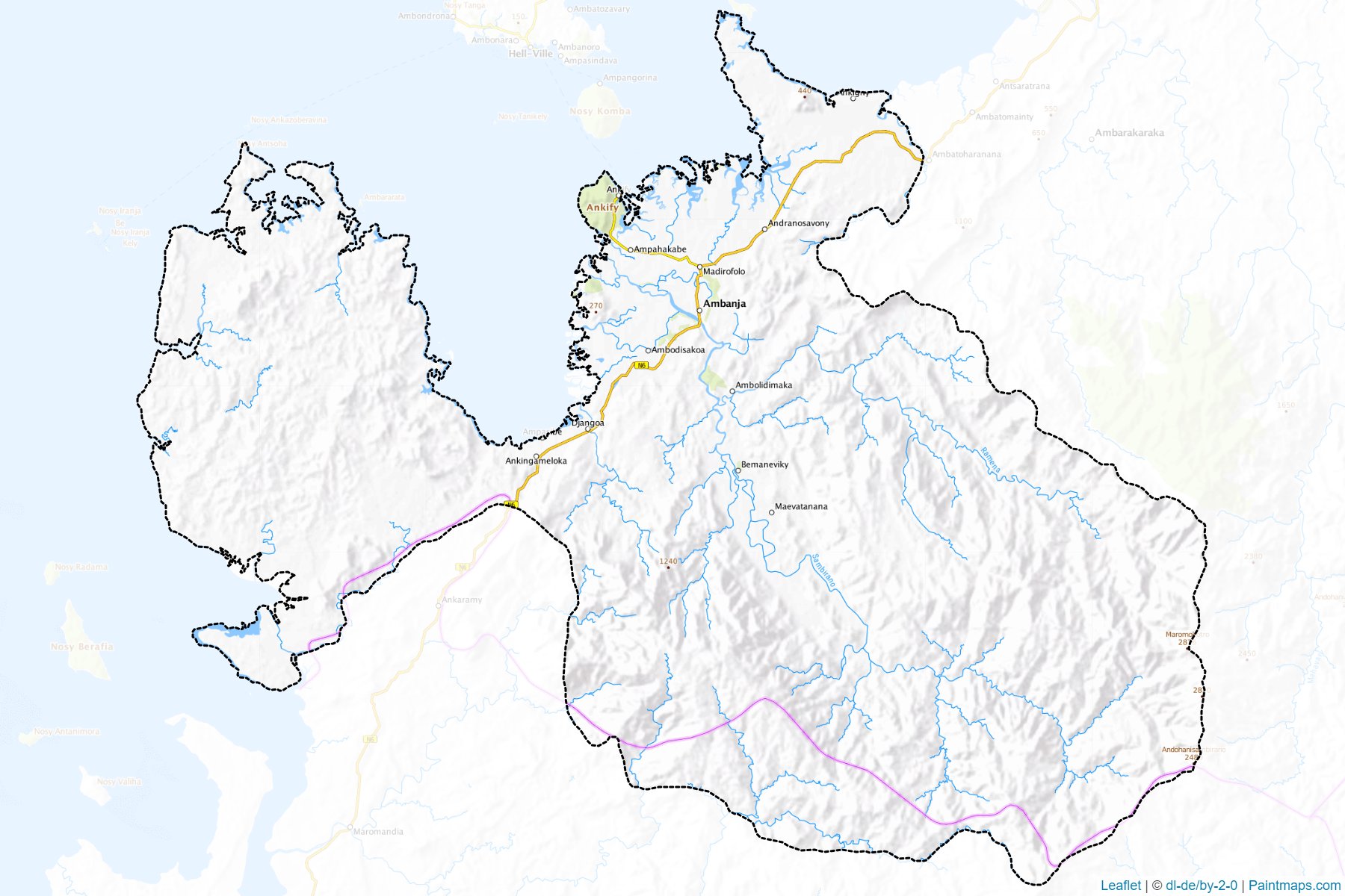 Ambanja (Antsiranana) Map Cropping Samples-1