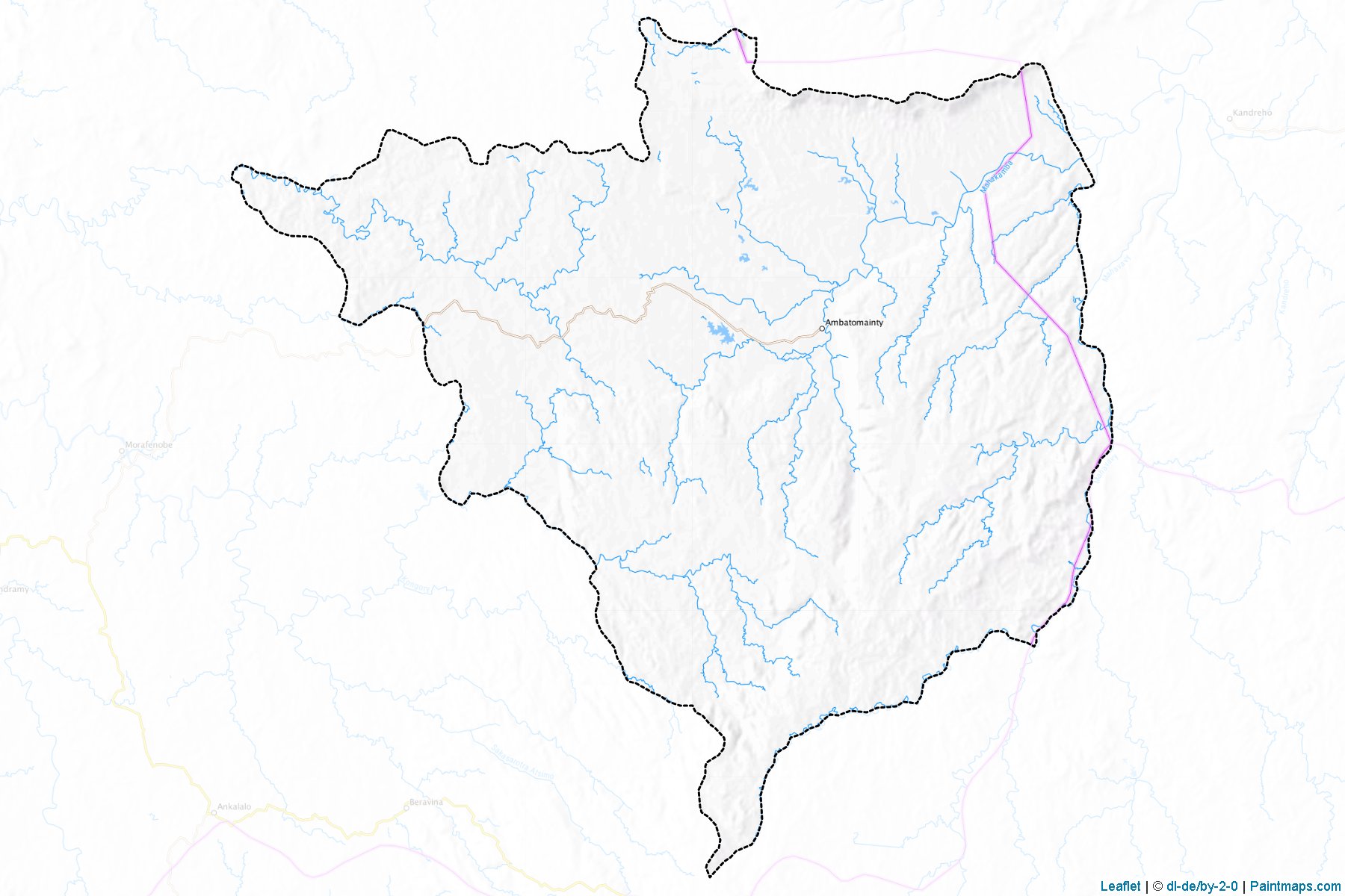 Muestras de recorte de mapas Ambatomainty (Melaky)-1