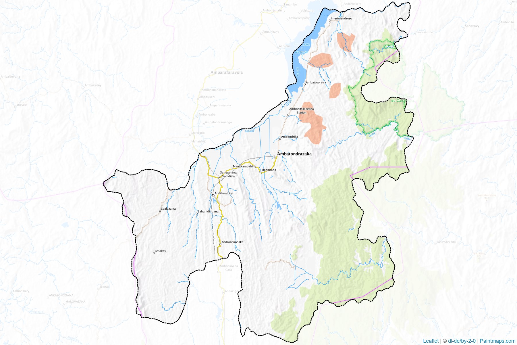 Ambatondrazaka (Toamasina) Map Cropping Samples-1