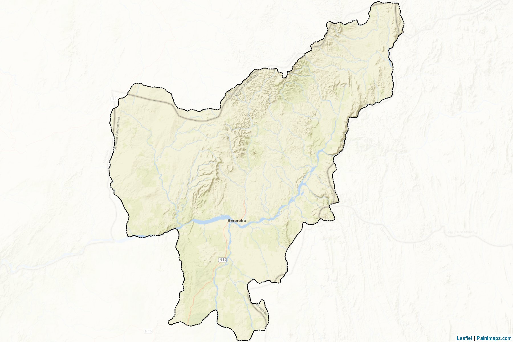 Muestras de recorte de mapas Beroroha (Atsimo-Andrefana)-2