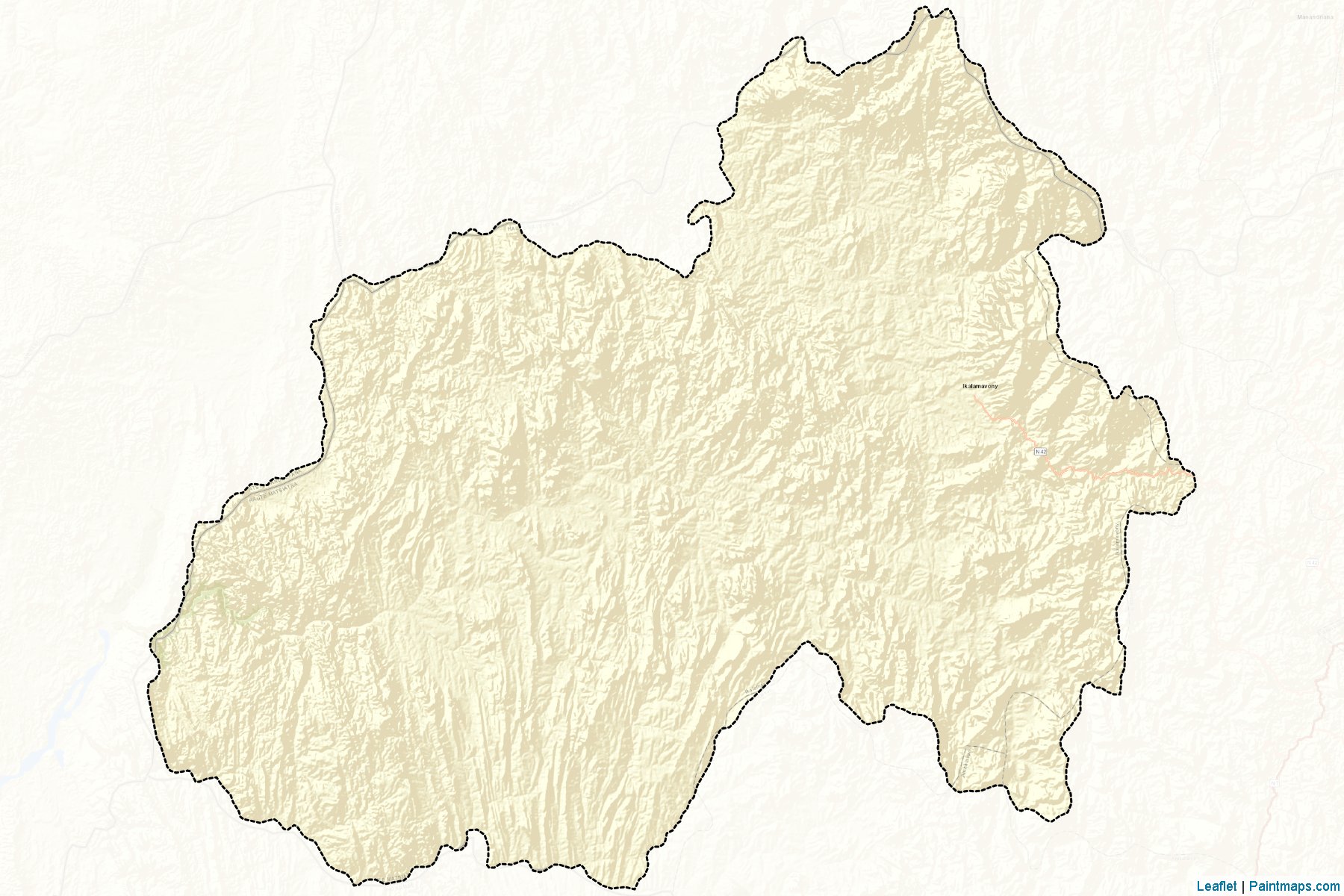 Ikalamavony (Fianarantsoa) Map Cropping Samples-2