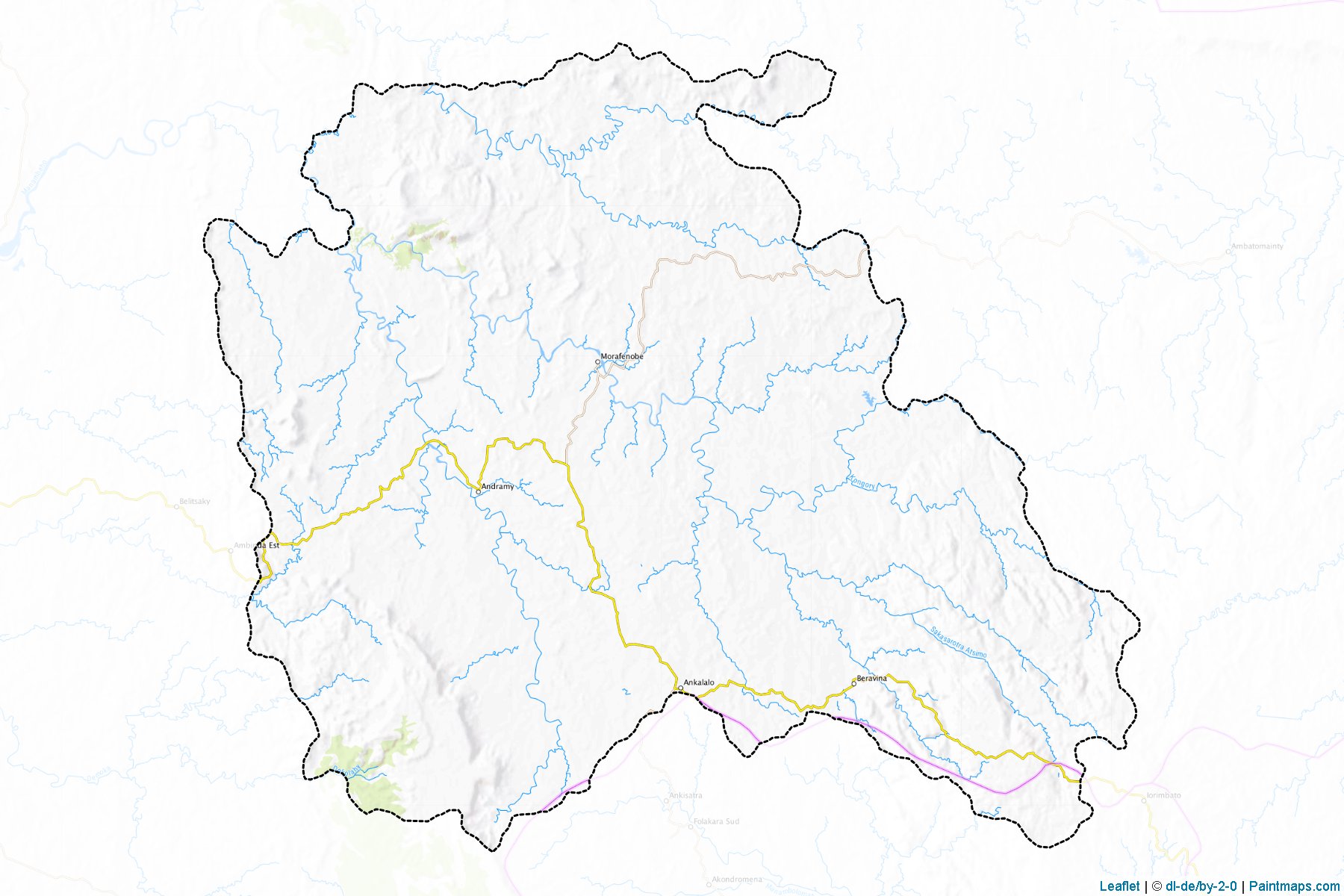 Muestras de recorte de mapas Morafenobe (Melaky)-1