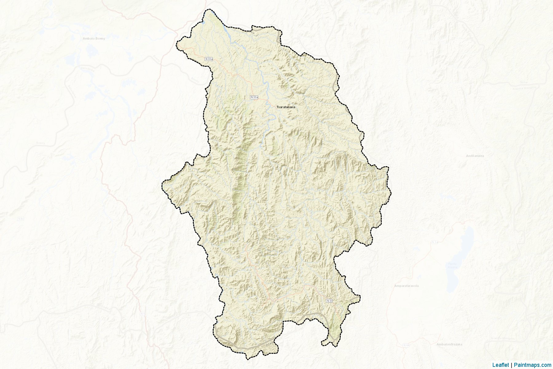 Muestras de recorte de mapas Tsaratanana (Betsiboka)-2