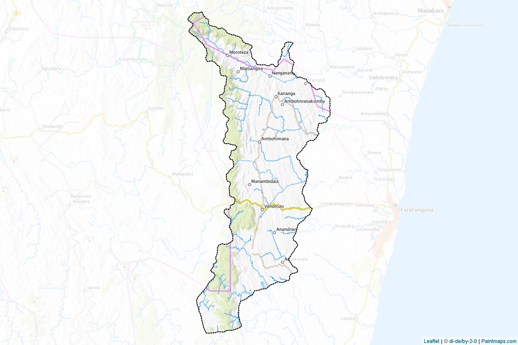 Vondrozo (Fianarantsoa) Map Cropping Samples-1