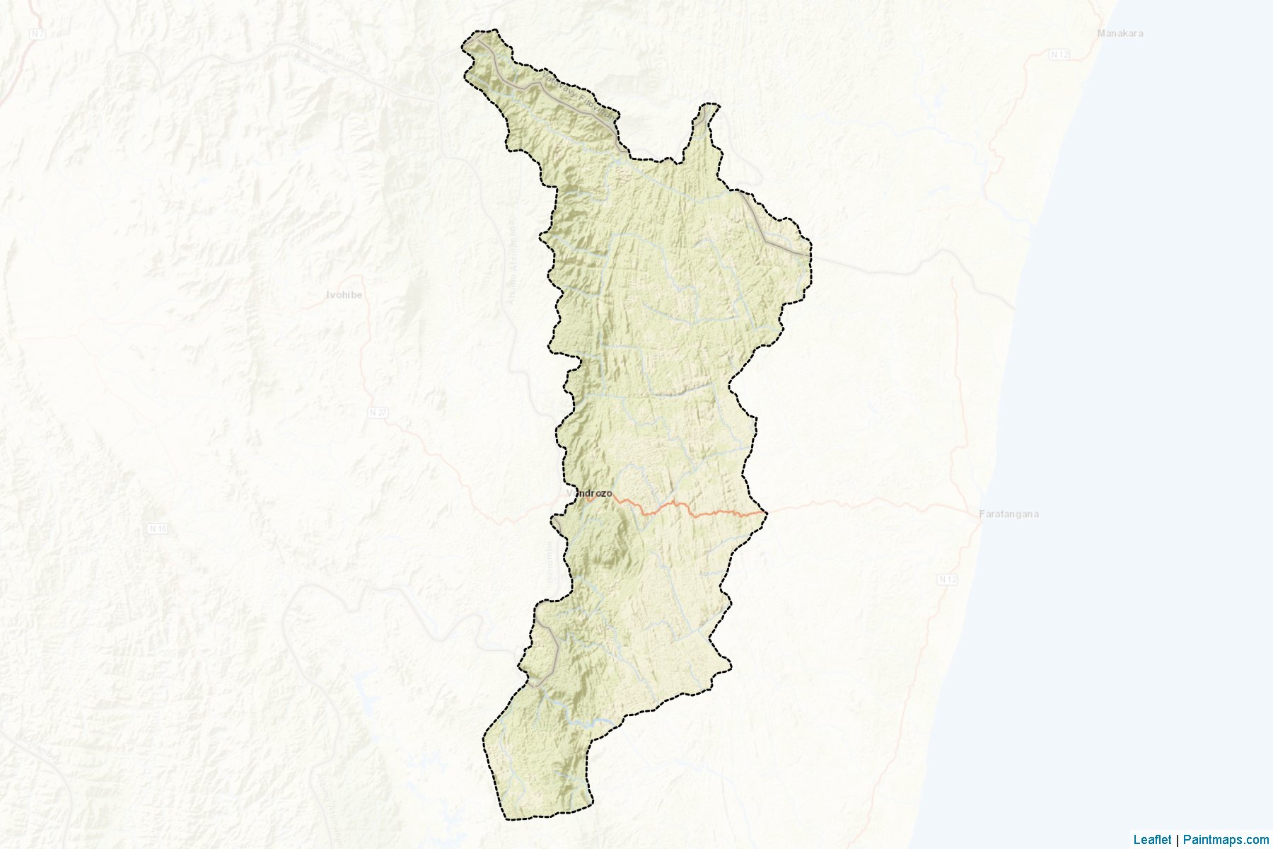 Vondrozo (Fianarantsoa) Map Cropping Samples-2