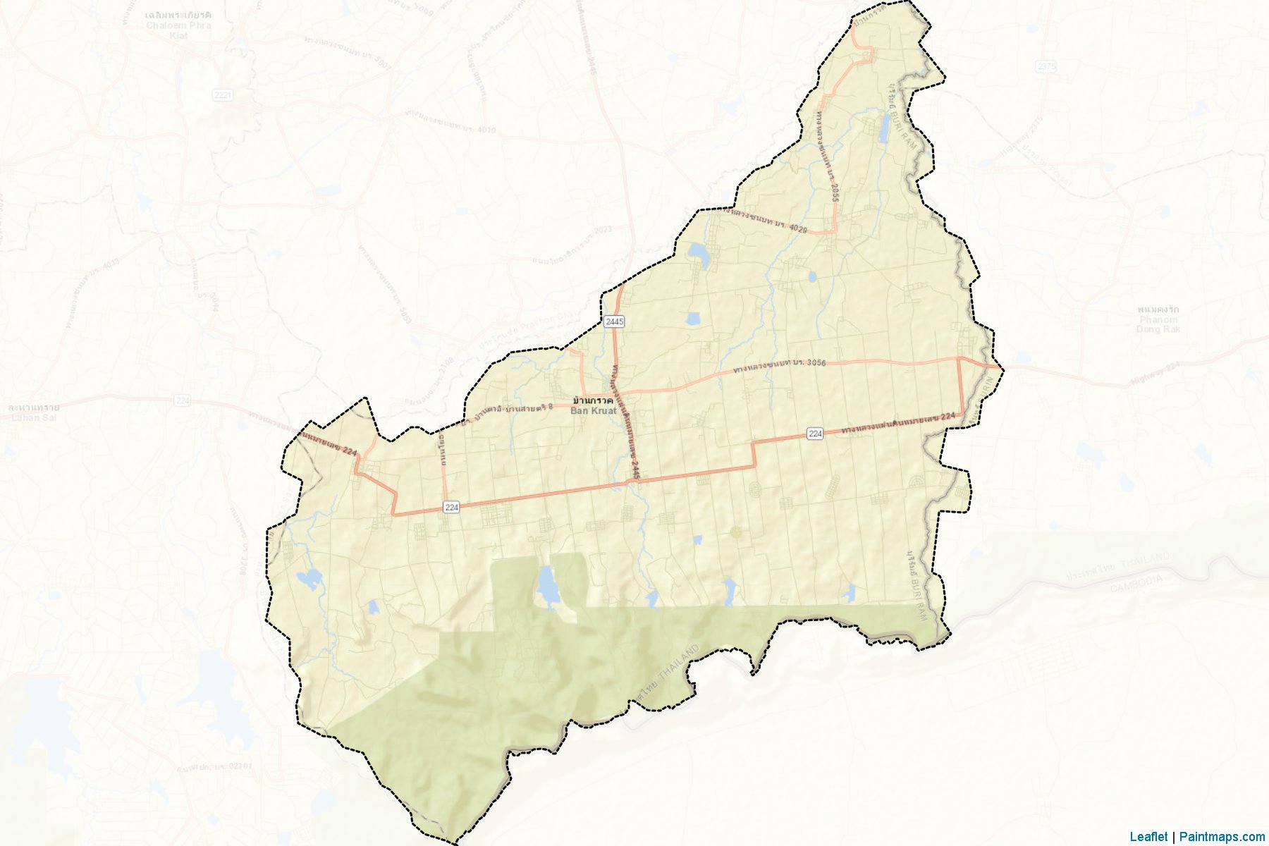 Ban Kruat (Buriram) Map Cropping Samples-2