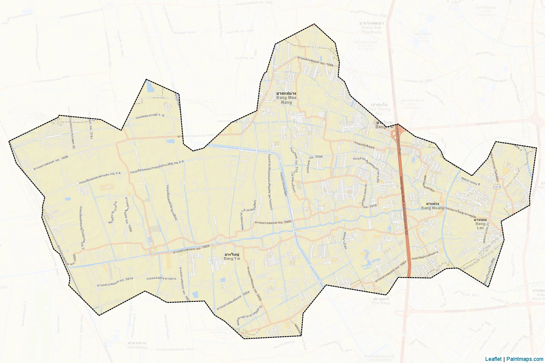 Bang Yai (Nonthaburi) Map Cropping Samples-2