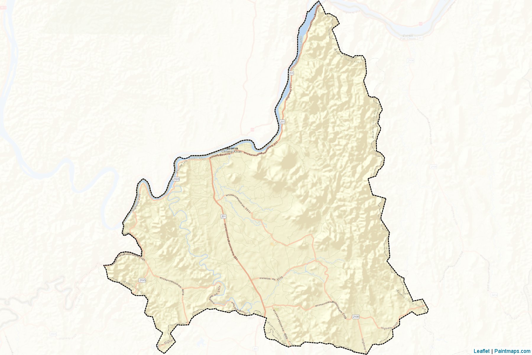 Chiang Khan (Loei) Map Cropping Samples-2