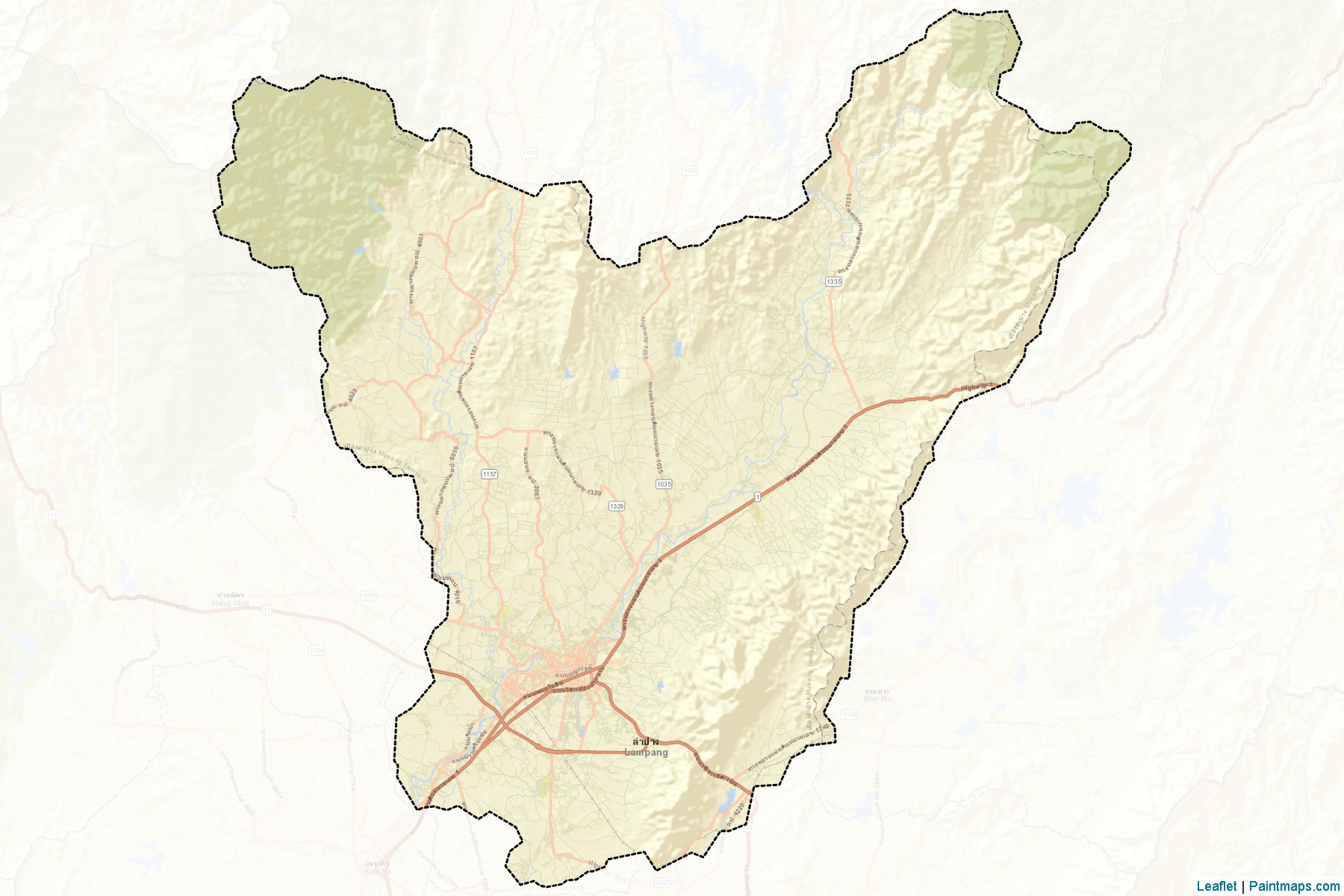 Lampang (Lampang) Map Cropping Samples-2