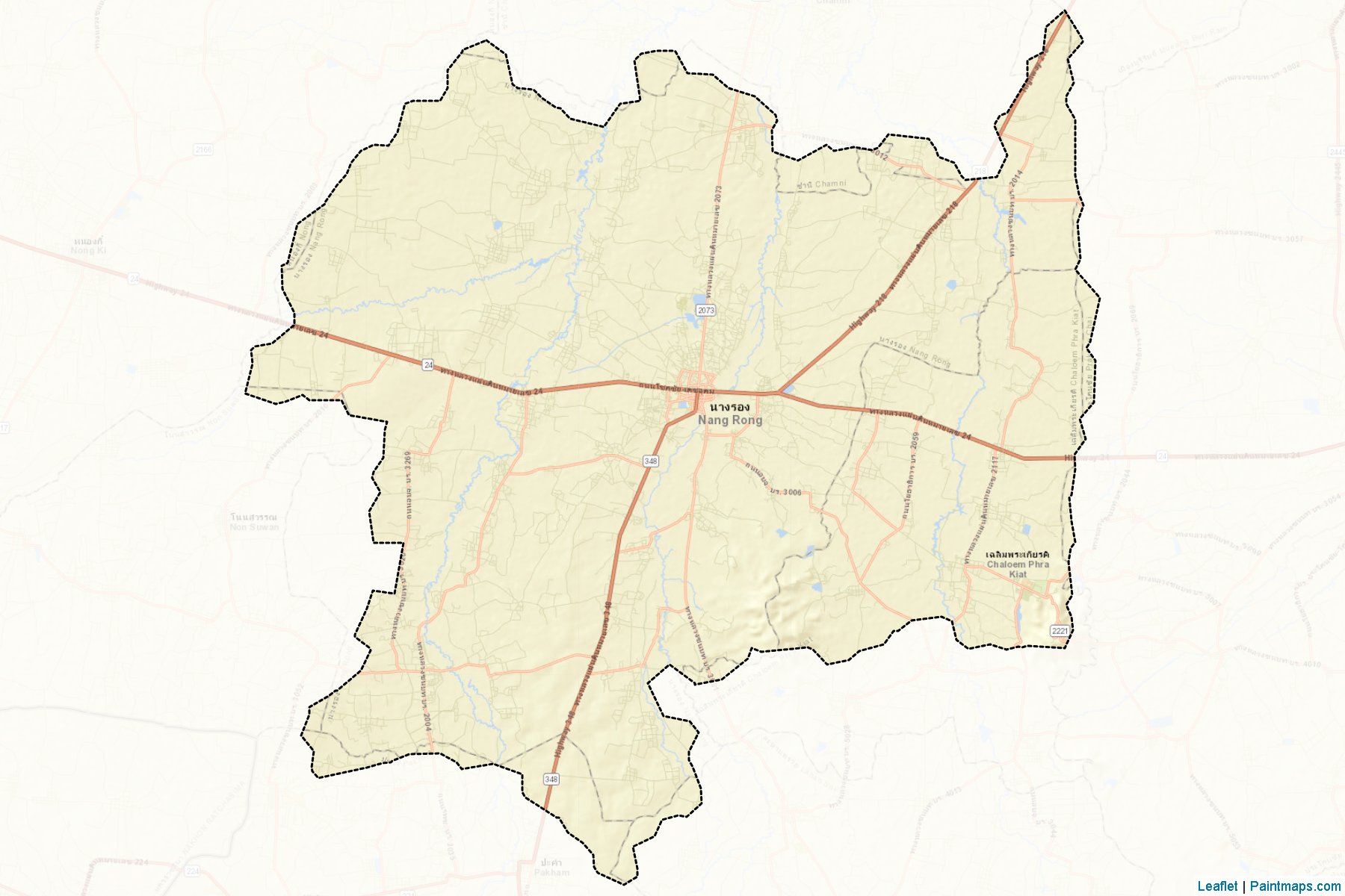 Nang Rong (Buriram) Map Cropping Samples-2