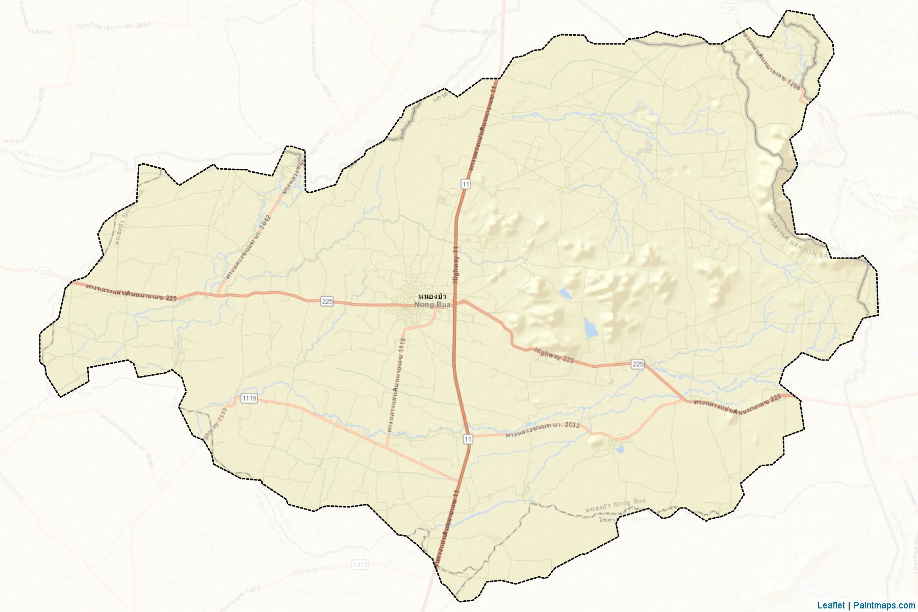 Nong Bua (Nakhon Sawan) Map Cropping Samples-2