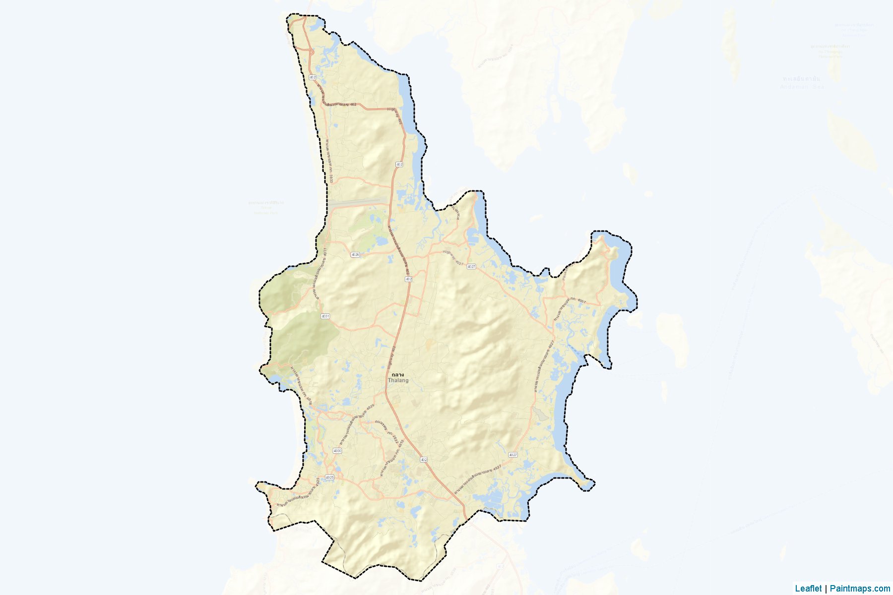 Thalang (Phuket) Map Cropping Samples-2