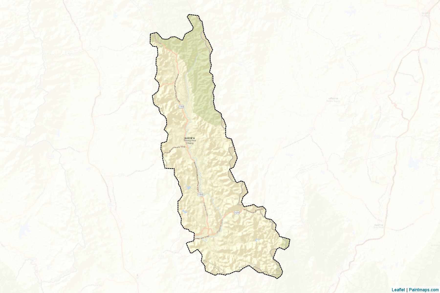 Thung Hua Chang (Lamphun) Map Cropping Samples-2