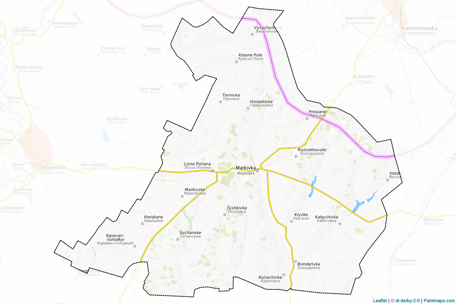 Markivskyi (Luhansk Oblastı) Haritası Örnekleri-1