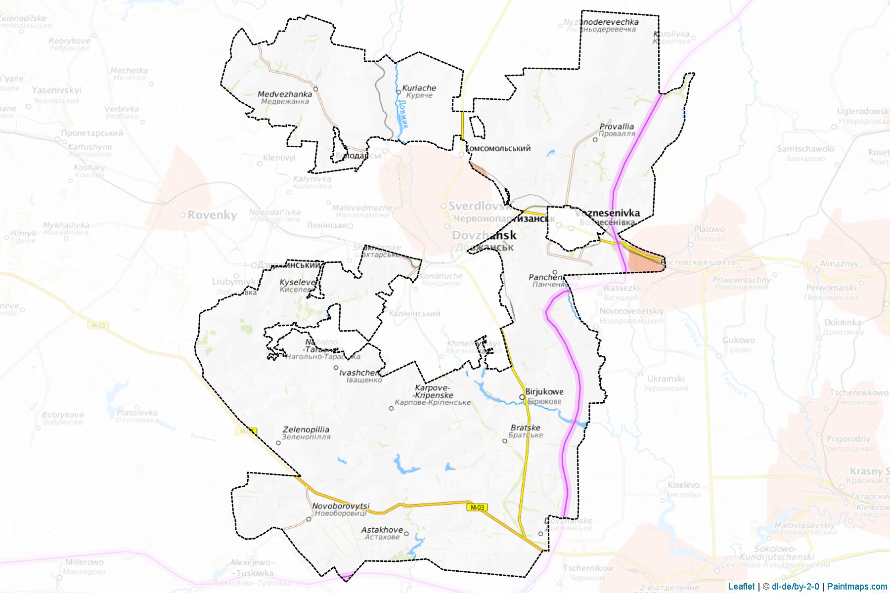 Sverdlovskyi (Luhansk) Map Cropping Samples-1