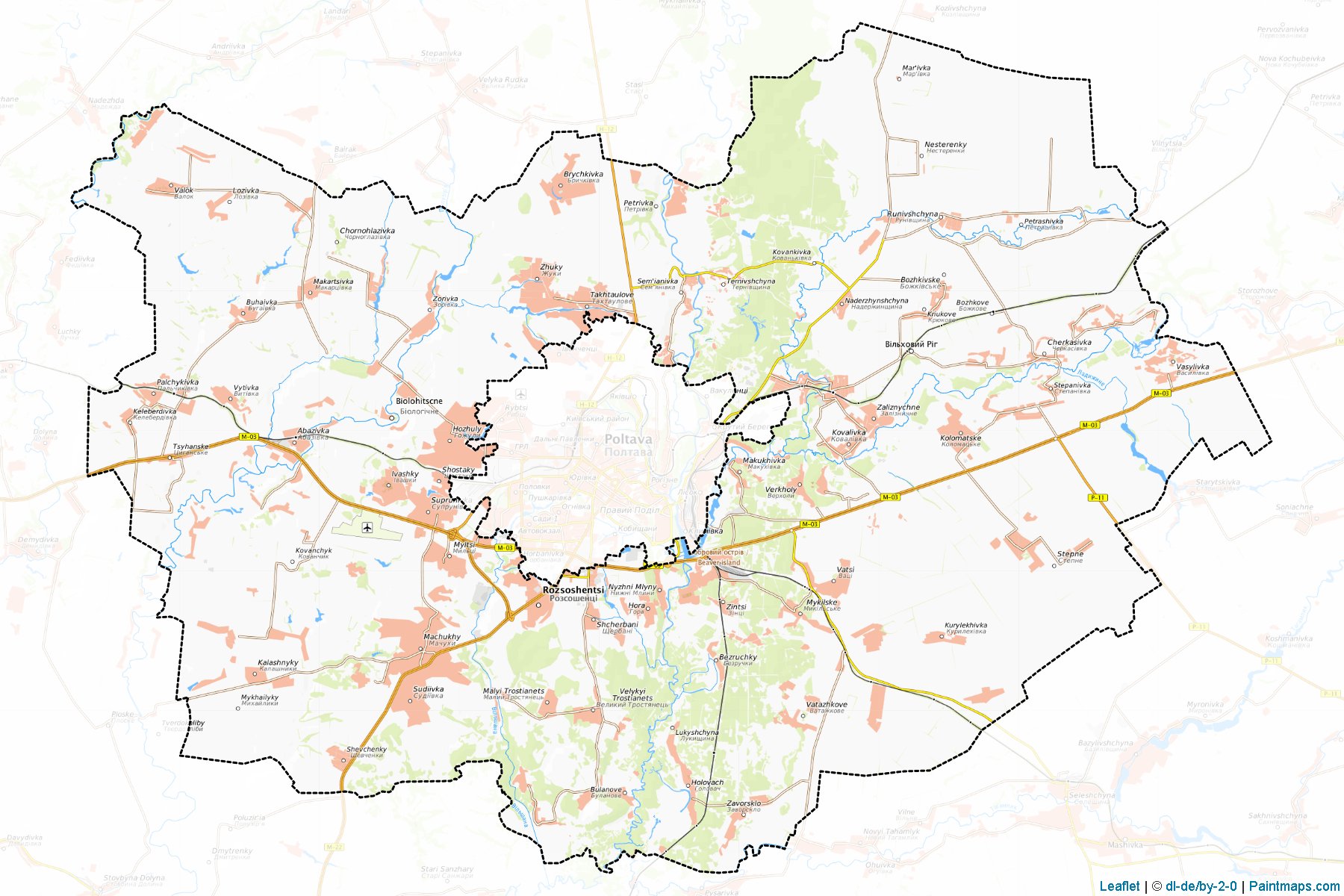 Poltavs'kyi (Poltava) Map Cropping Samples-1