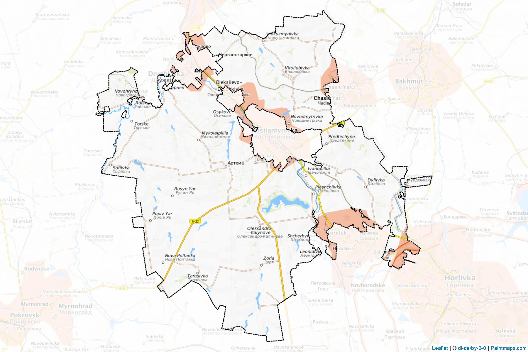 Kostiantynivs'kyi (Donetsk) Map Cropping Samples-1