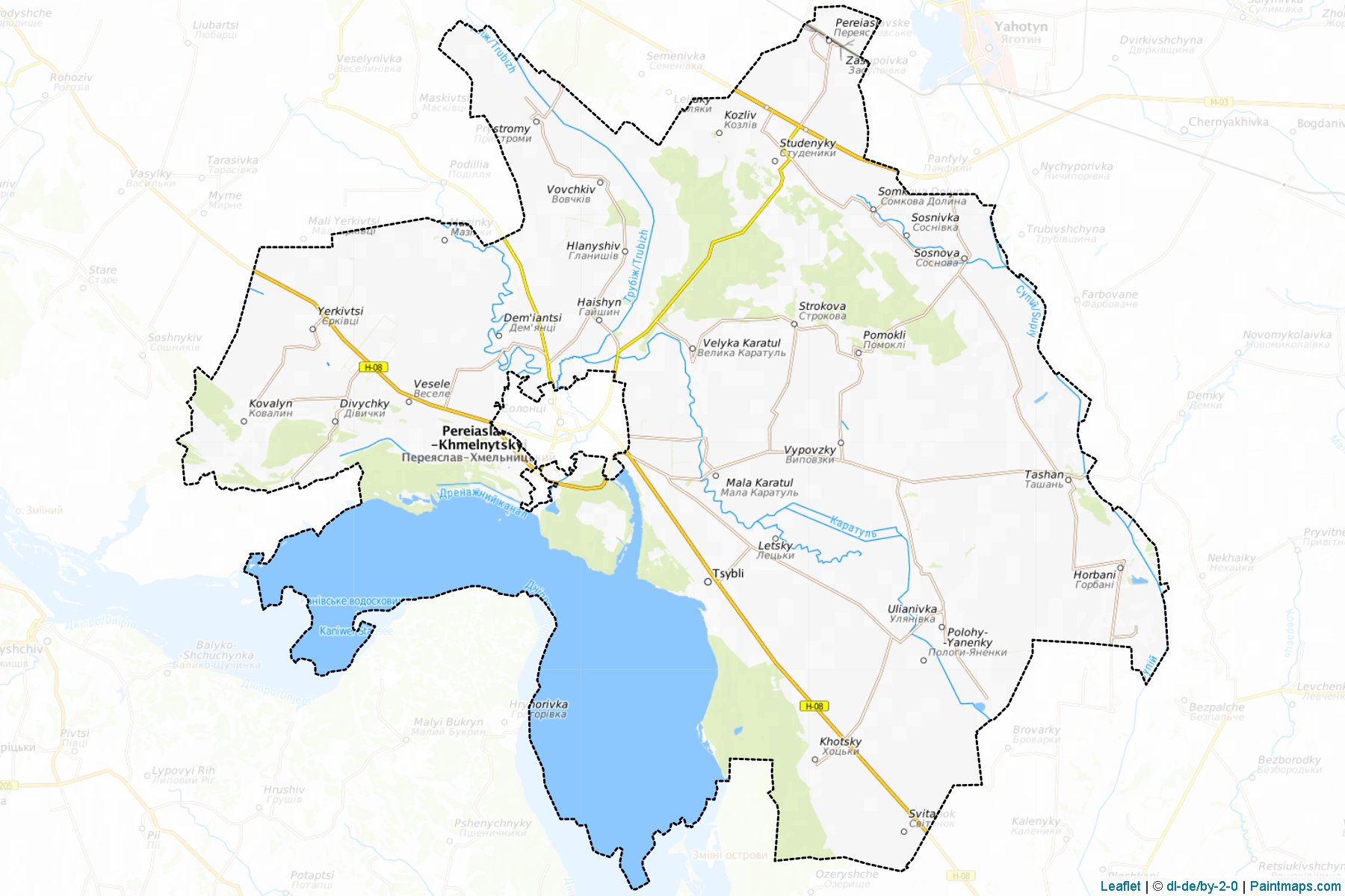 Pereiaslav-Khmelnytskyi (Kyiv) Map Cropping Samples-1