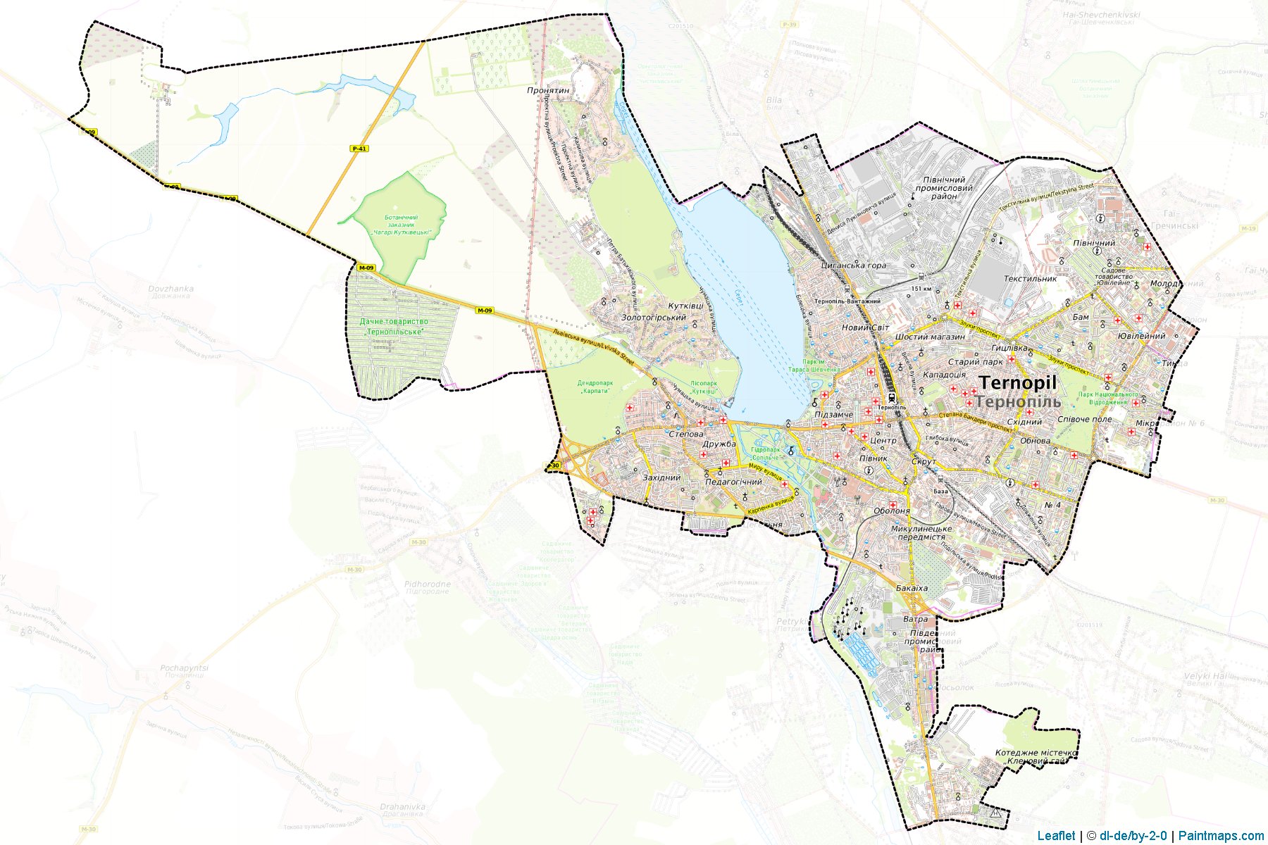 Ternopil's'ka (Ternopil) Map Cropping Samples-1