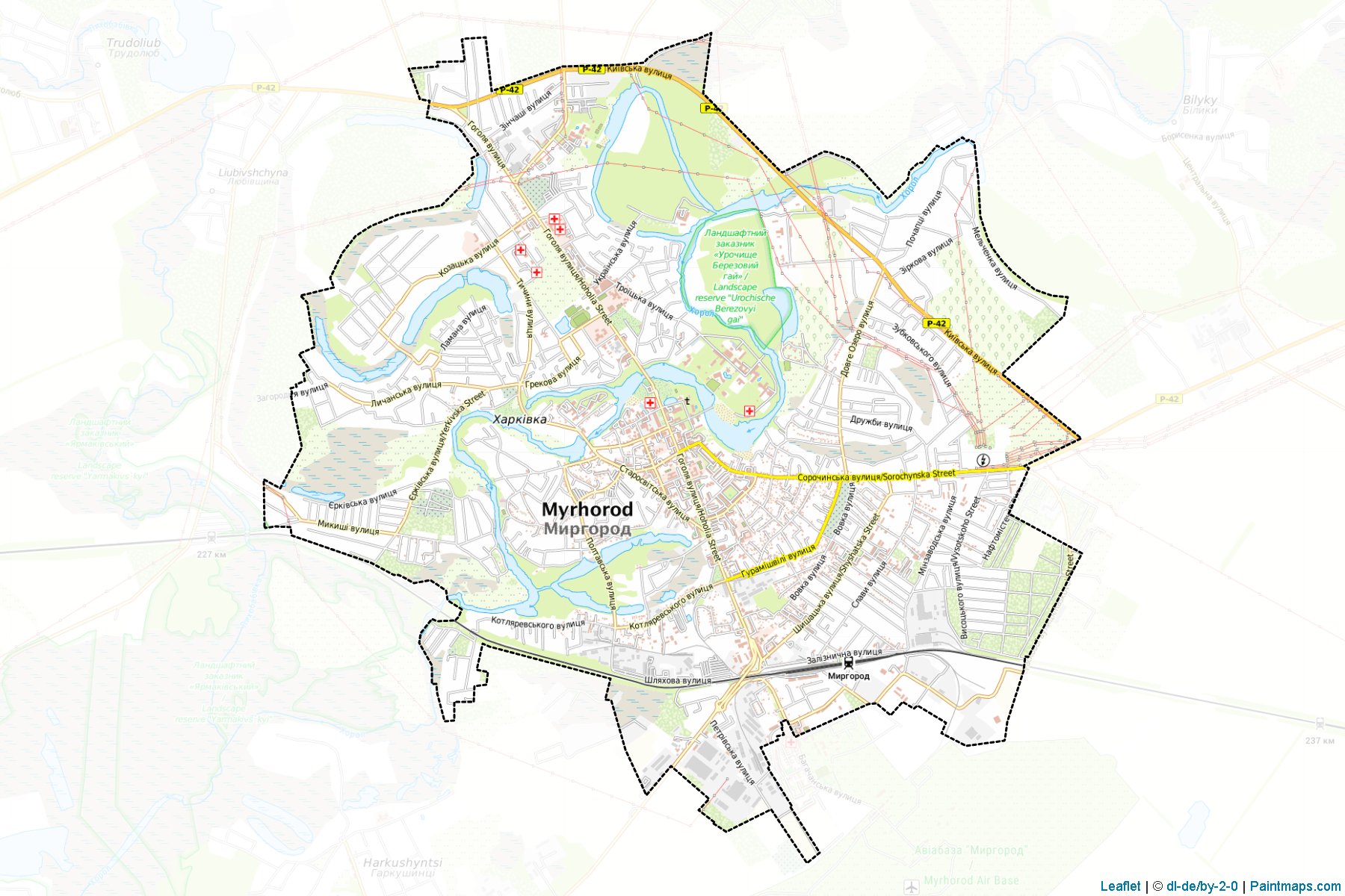 Myrhorodska (Poltava) Map Cropping Samples-1