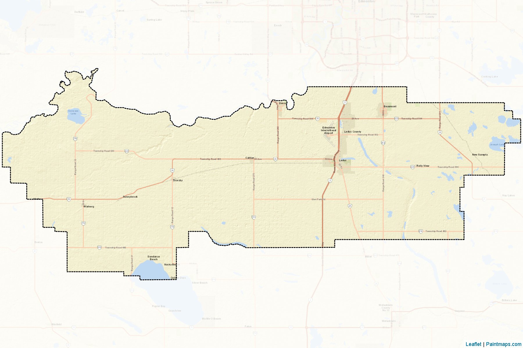 Leduc (Alberta) Map Cropping Samples-2