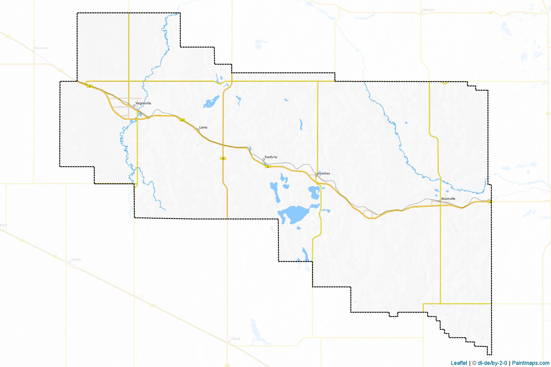 Minburn No. 27 (Alberta) Map Cropping Samples-1