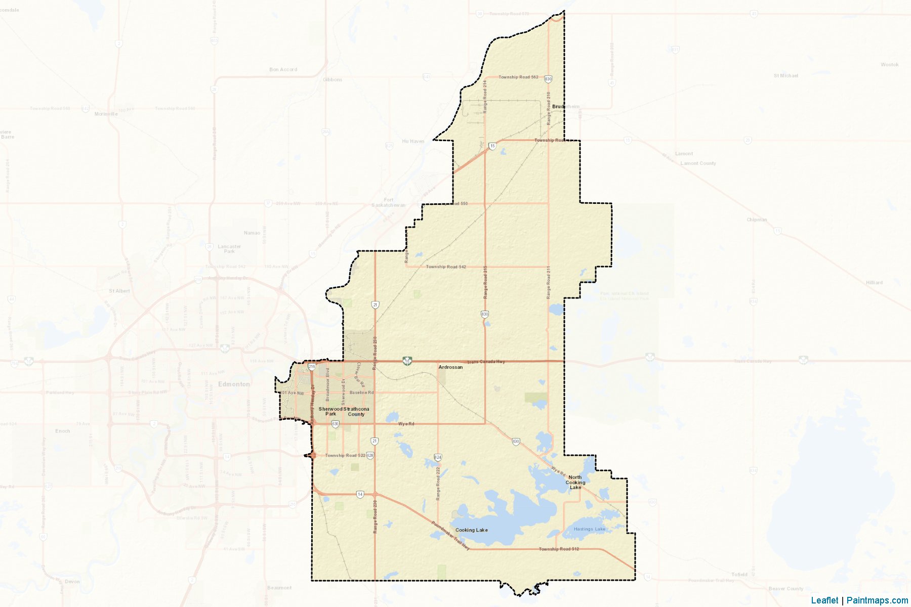 Strathcona (Alberta) Map Cropping Samples-2