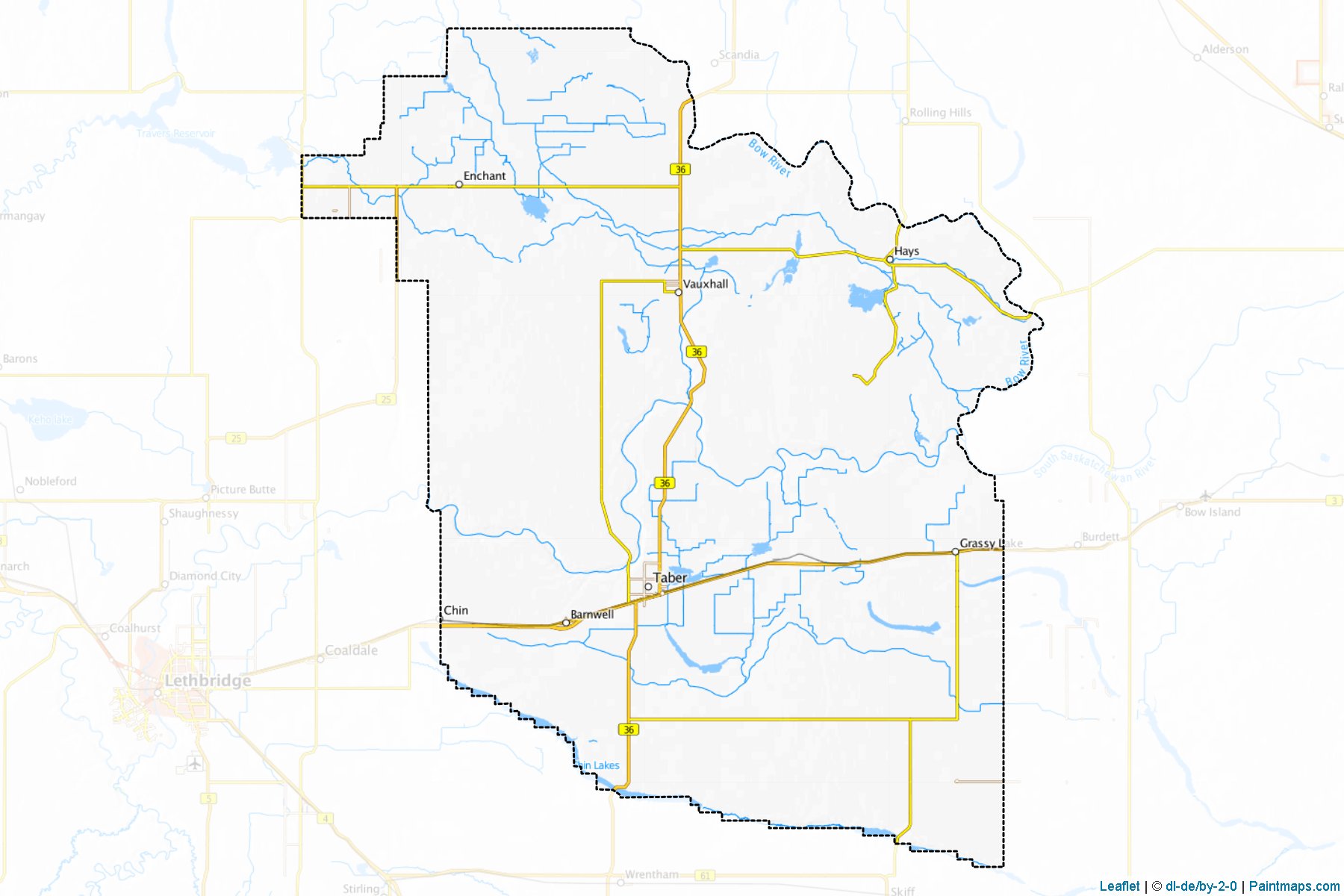 Taber (Alberta) Map Cropping Samples-1