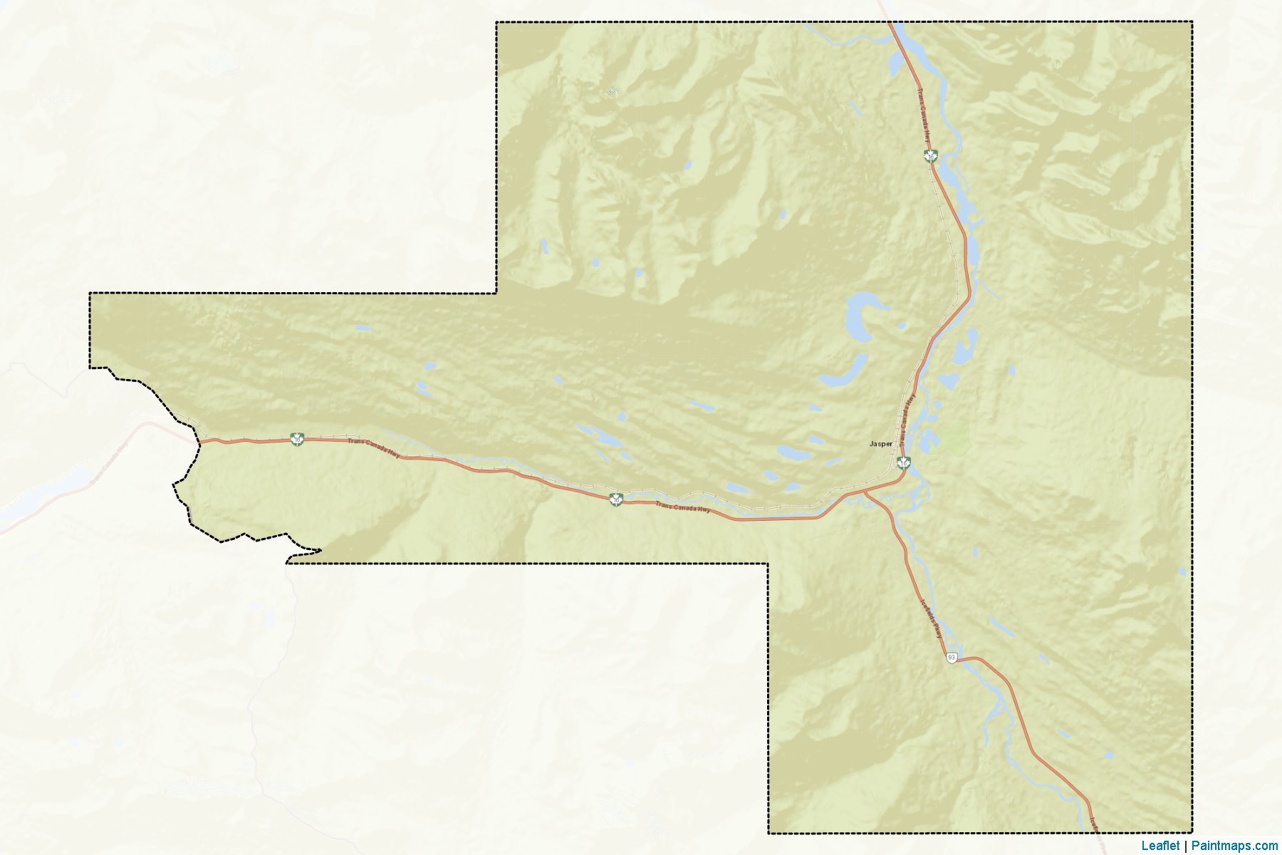 Jasper (Alberta) Map Cropping Samples-2