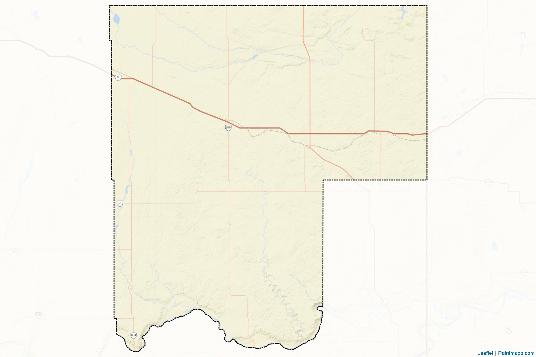 Special Areas No. 3 (Alberta) Map Cropping Samples-2