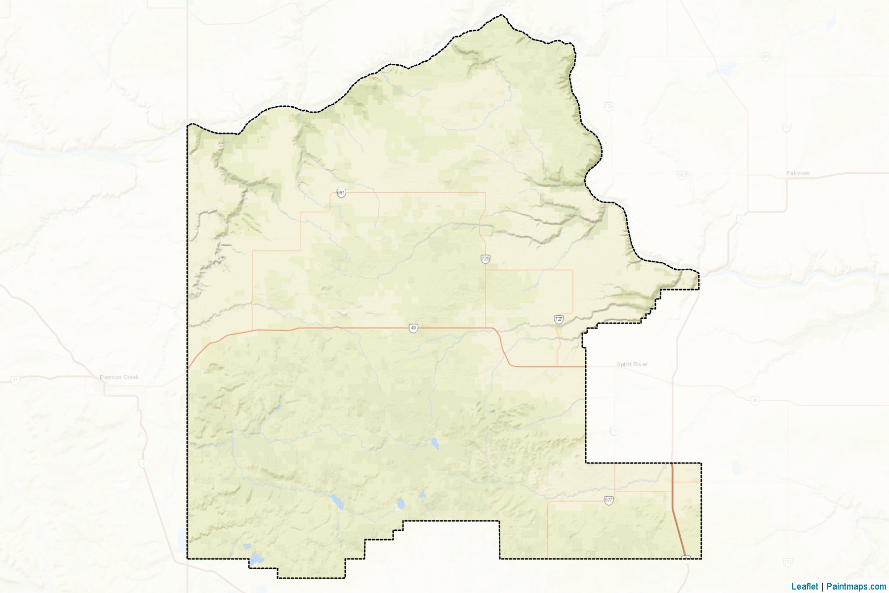 Saddle Hills (Alberta) Map Cropping Samples-2