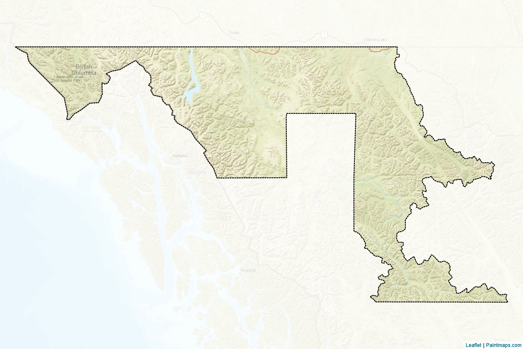 Stikine (British Columbia) Map Cropping Samples-2